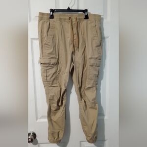Ralph Lauren Men's Tan Cargo Joggers